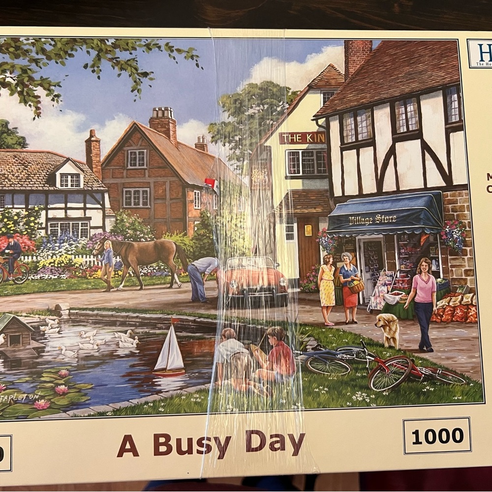 Puzzle 'A Busy Day' 1000 Piece Jigsaw - Multicolor